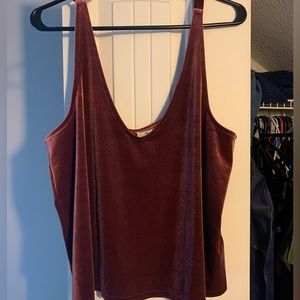 Madewell velvet tank